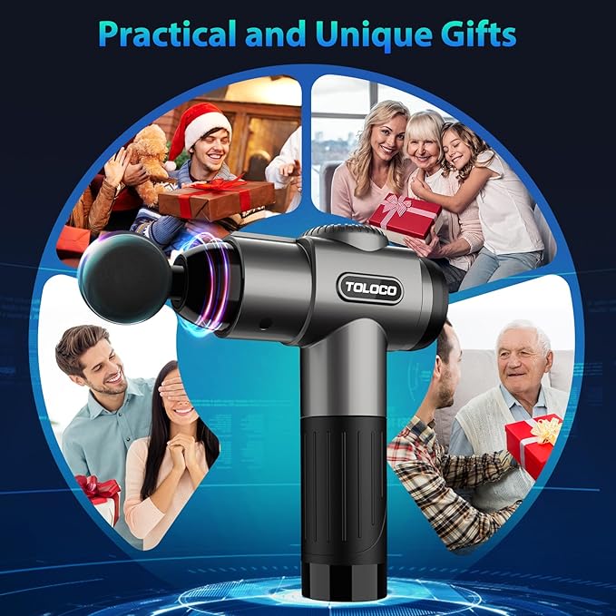 TOLOCO Massage Gun, Deep Tissue Back Massage