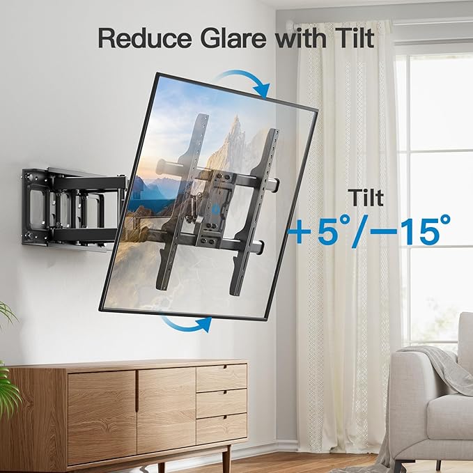 Pipishell Full Motion TV Wall Mount