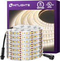 Outdoor LED Strip Lights Waterproof White, 16.4ft IP67 High Density Dimmable