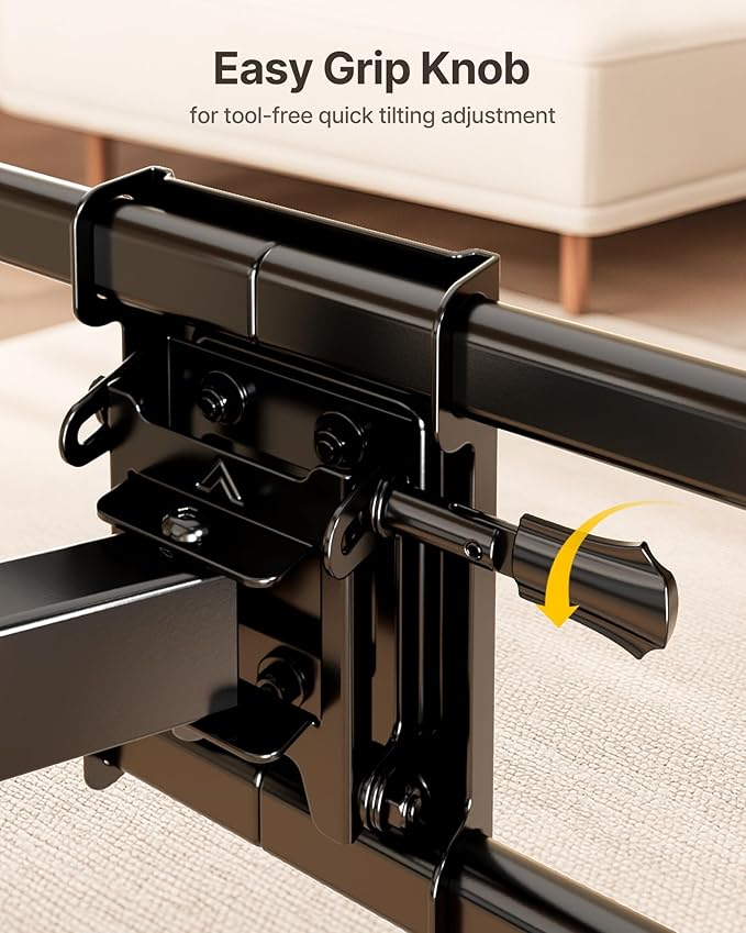 monTEK Full Motion TV Wall Mount