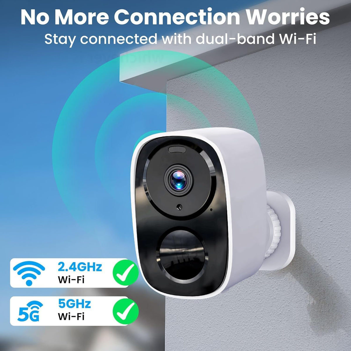 2026 upgraded 2k security cameras wireless outdoor, free, package contents
