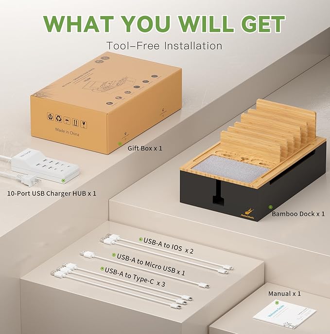 Pezin & Hulin Bamboo Charging Station