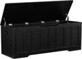 VANKILEY 51.2" Storage Chest Extra Large,Wooden Storage Bench,Black