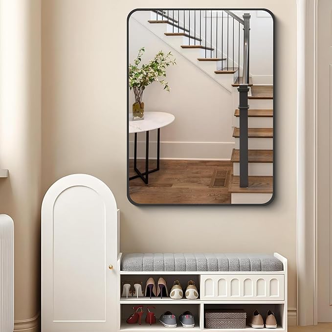 FORBATH Bathroom Mirror 30" X 40", Large Rectangular Wall Mirror