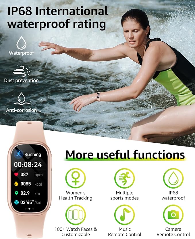 Asmoda Fitness Tracker, Smart Watch