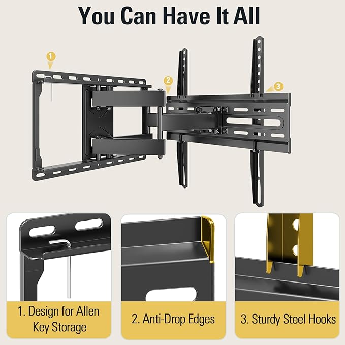 Mounting Dream TV Wall Mount for 32-65 Inch Television, Mount