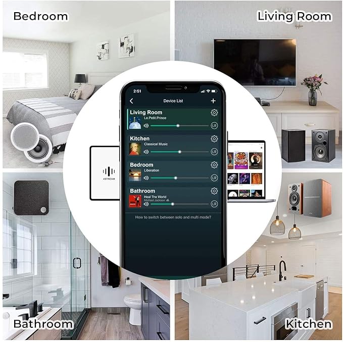 Arylic Up2stream A50+ WiFi &Bluetooth Amplifier