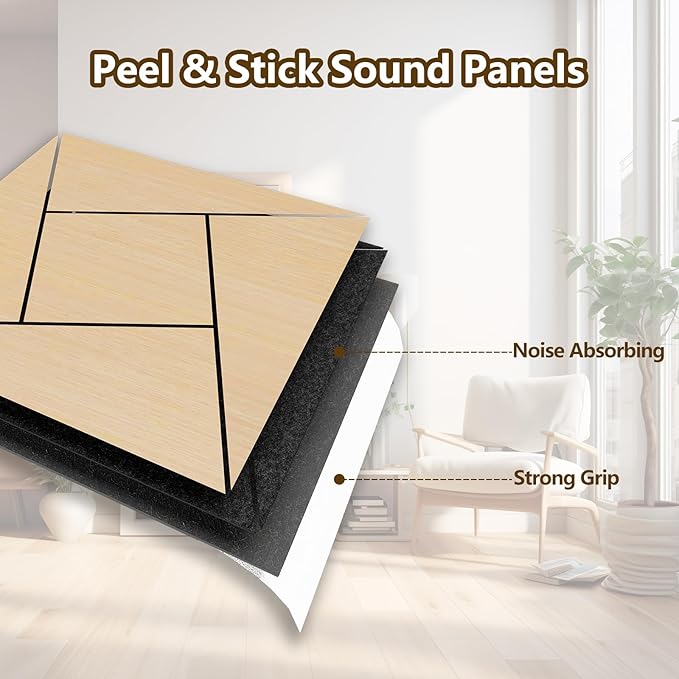 ARMURO 4 Packs Acoustic Wall Panels