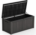 180 Gallon Outdoor Storage Box, Black