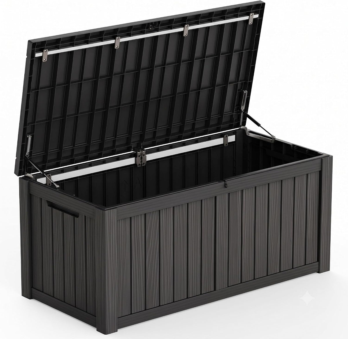 180 Gallon Outdoor Storage Box, Black
