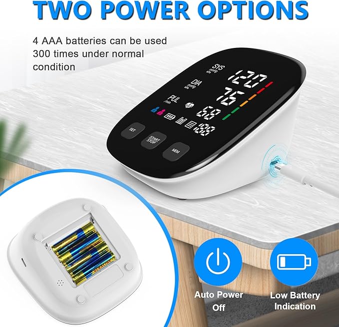 Blood Pressure Monitor, Automatic Upper Arm Blood Pressure Monitors