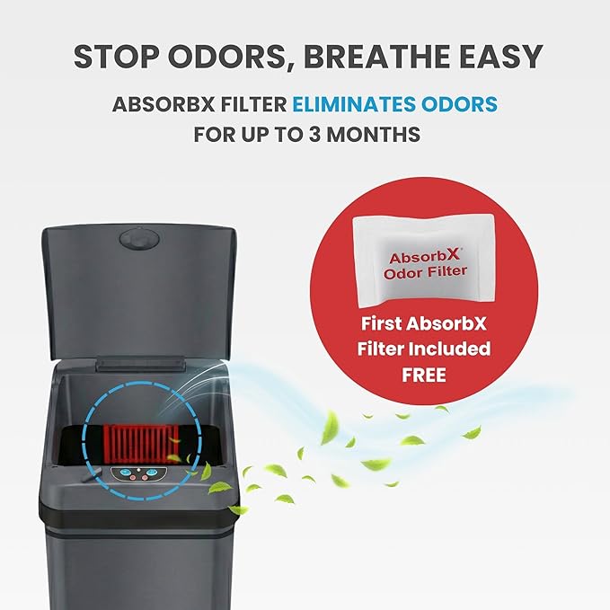 iTouchless 13 Gallon Kitchen Trash Can
