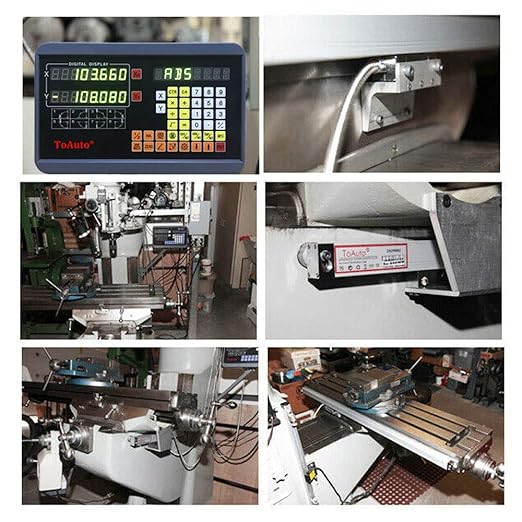 FASTTOBUY 3 Axis Digital Readout 4"+20"+40" DRO Display 5um Precision Linear