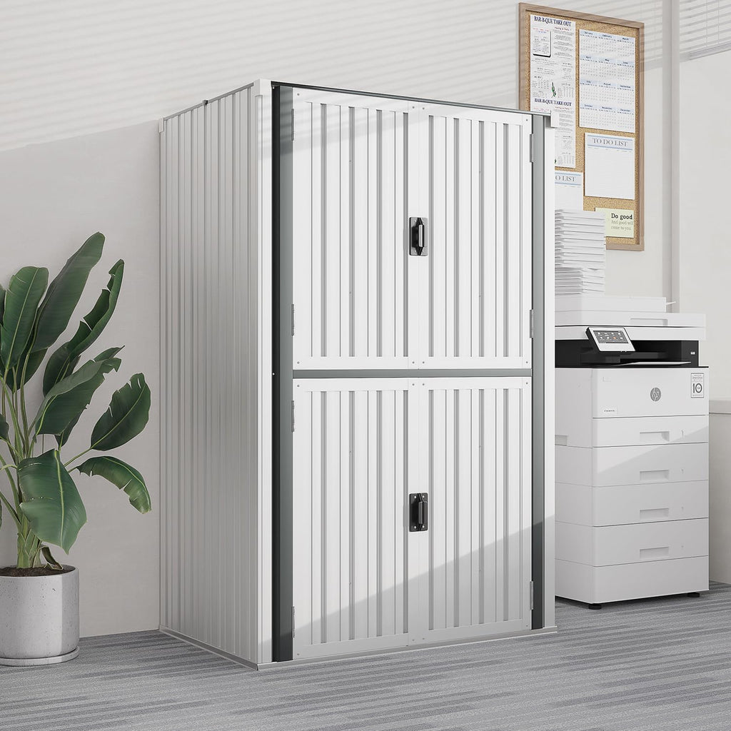 AECOJOY Outdoor Storage Cabinet Waterproof, 70'' Large Vertical with Floor