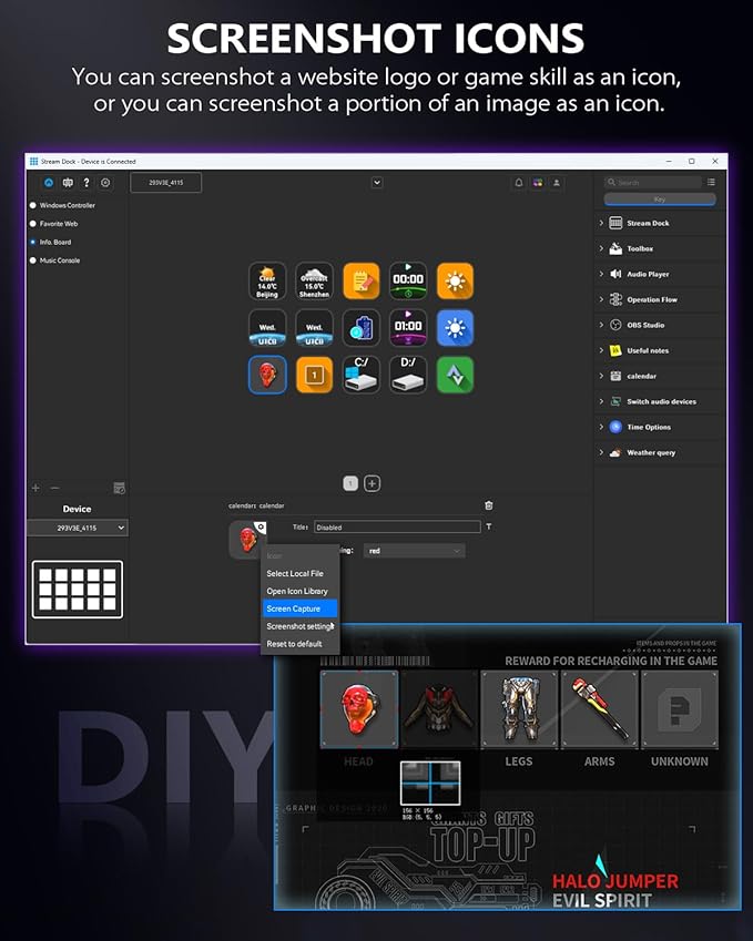 GuileKeys Stream Controller, Stream Deck