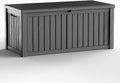 103 Gallon Outdoor Storage Box,Classic Black