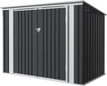 Greesum 5.8x3.3 FT Outdoor Storage Shed, Black