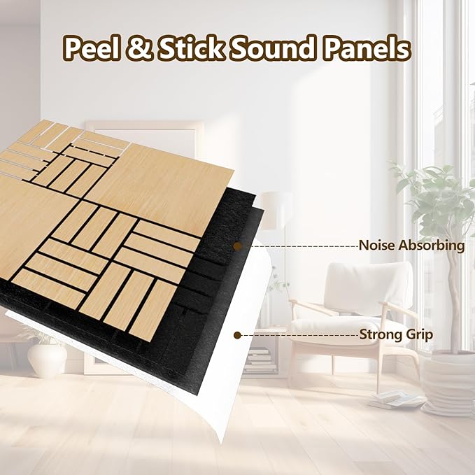 ARMURO 4 Packs Acoustic Wall Panels