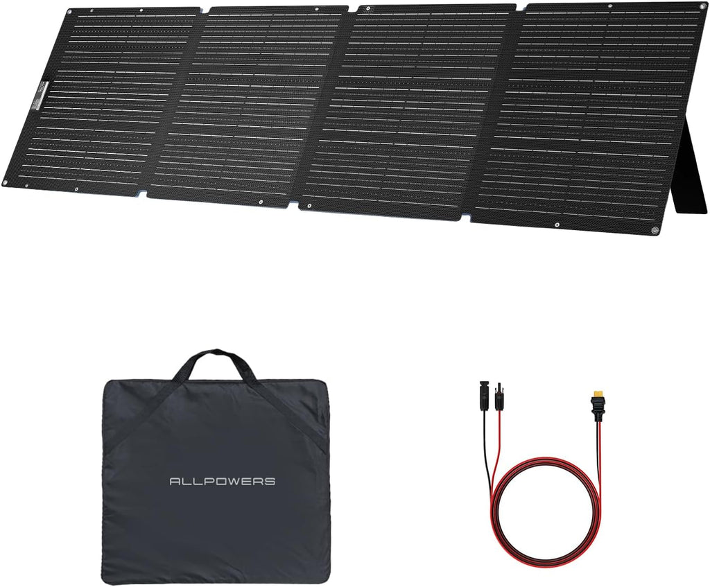 ALLPOWERS SOLAX SE200 200W Portable Folding Solar Panel, High-Efficiency