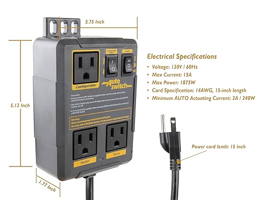 O'SKOOL Configurable Automatic Vacuum Switch