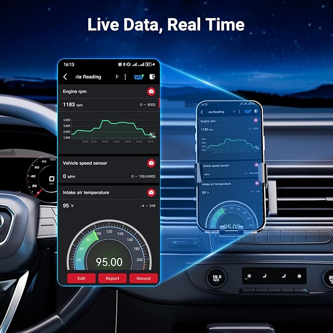 GOOLOO DEEPSCAN DS100 OBD2 Scanner Bluetooth，All System Diagnostic Tool Car