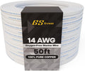 GS Power 50 Ft Duplex Marine Wire, 14 Gauge Wire, Oxygen-Free Tinned Copper 14