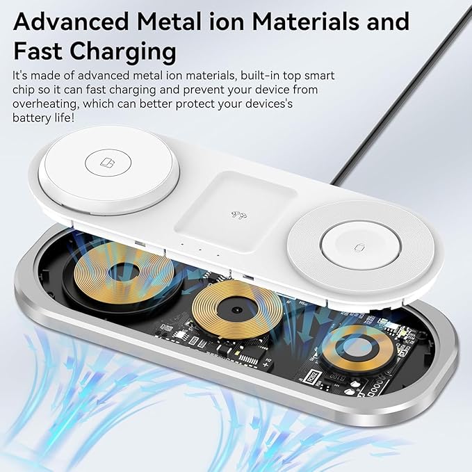 3 in 1 Fast Wireless Charger Stand