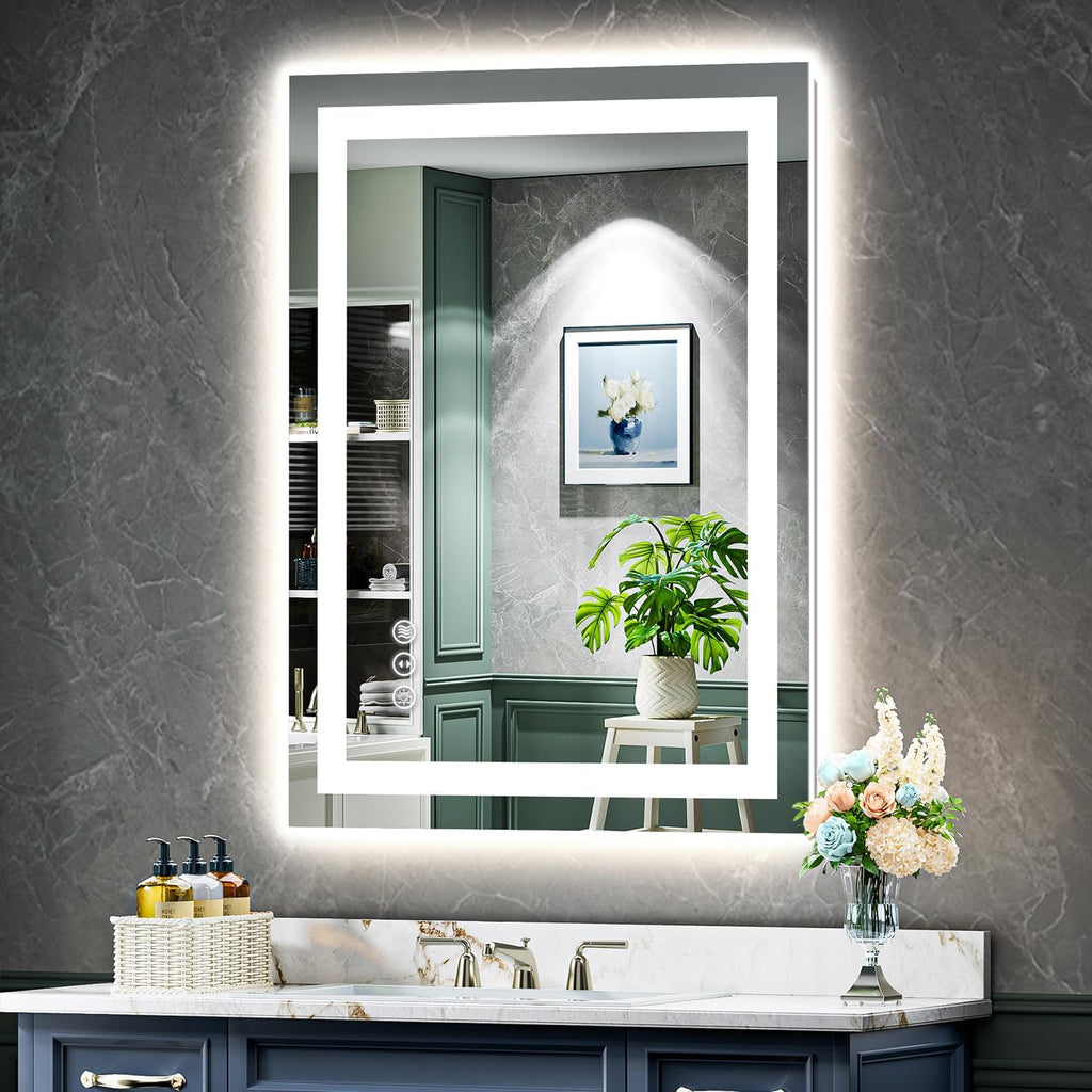 YEELAIT 24x36 Inch LED Bathroom Mirror