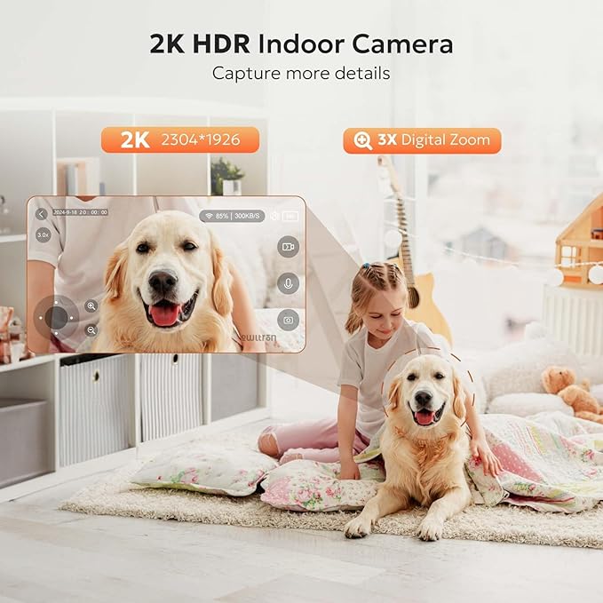 owltron Indoor Security Camera 2K, 360° Cameras