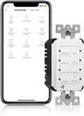 TOPGREENER Smart Light Switch Wi-Fi Scene Controller, 8-Button Programmable