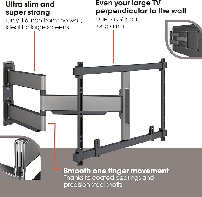 Vogel's TVM 5845 Full-Motion Ultra-Thin TV Wall Bracket
