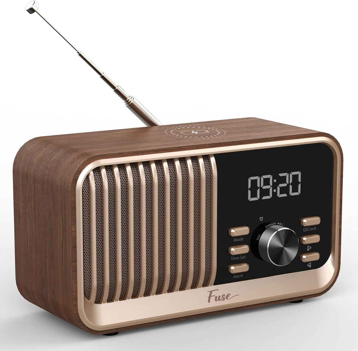 Fuse Hark Bluetooth Radio Speaker | Wireless 10W Charger | FM Radio Speaker