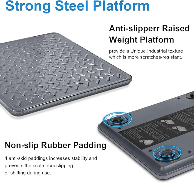 THINKSCALE Shipping Scale, 440lb/1oz Digital Heavy Duty Postal Scale, Strong