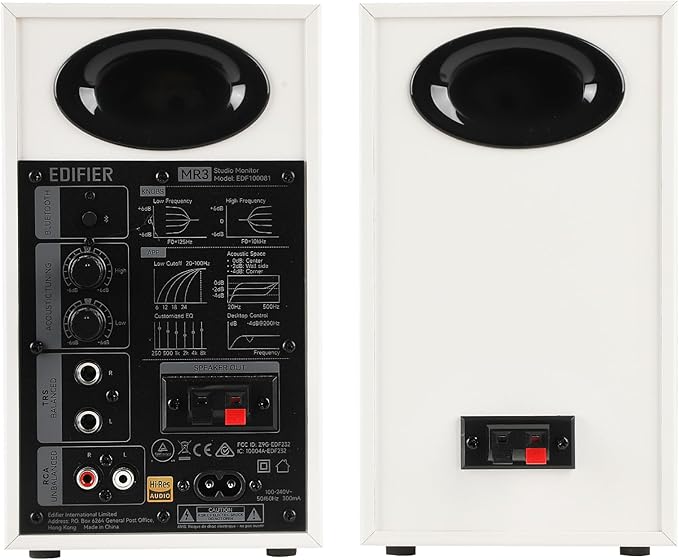 Edifier MR3 Powered Studio Monitor Speakers, Hi-Res Audio Certified Bluetooth