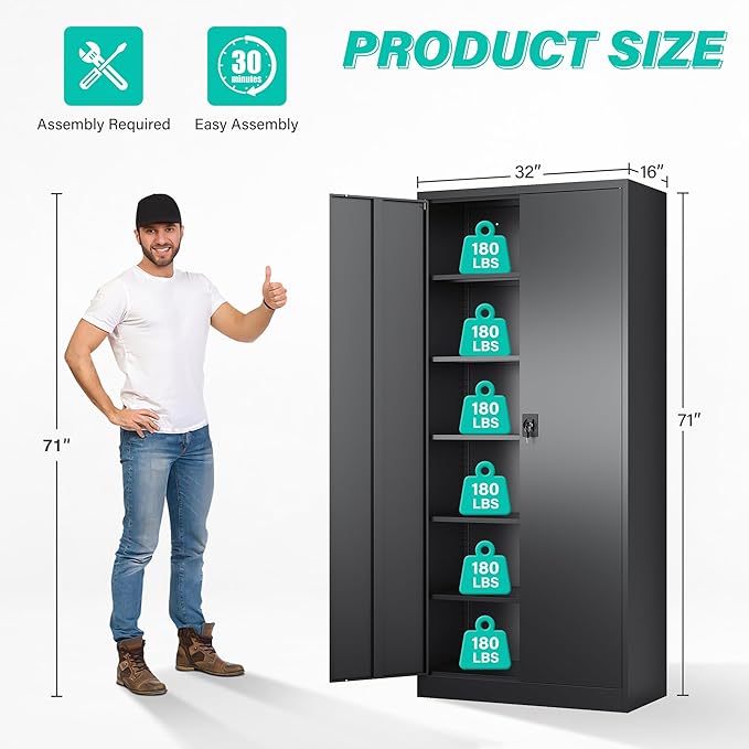 SISESOL Metal Storage Cabinet