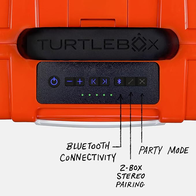 Turtlebox Original Gen 3: Portable Outdoor Bluetooth Speaker – Ultra-Loud