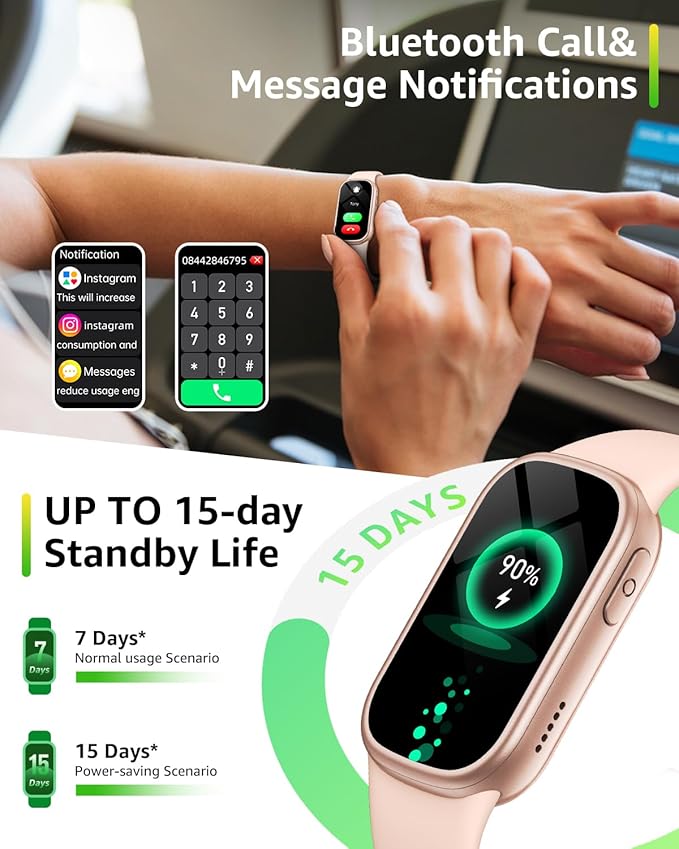 Asmoda Fitness Tracker, Smart Watch
