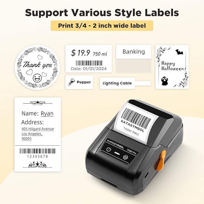 SUPVAN T50M Pro Bluetooth Label Maker Machine