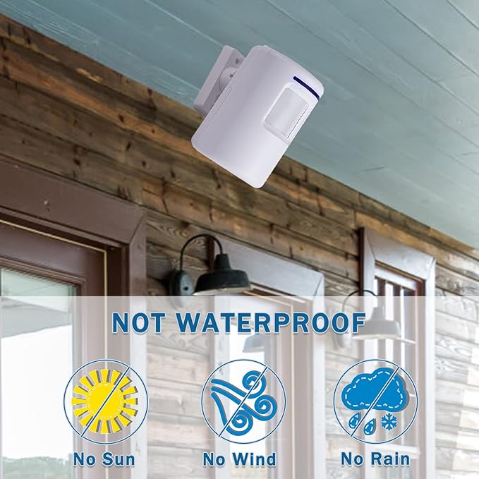 Seanme Motion Sensor Alarm, Wireless Driveway Alarm, Home Security Business