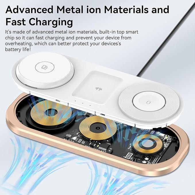 3 in 1 Fast Wireless Charger Stand