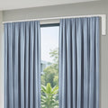 Lemoeyes Electric Curtain Track, Retractable Motorized Curtains Rod within 7.2ft