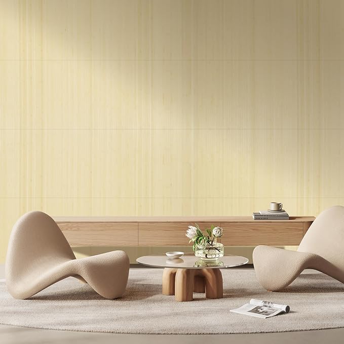 OUZUGIE 2 Pack 96x24 Inch Natural Bamboo Wall Panel – Raw Pole Wrap Paneling