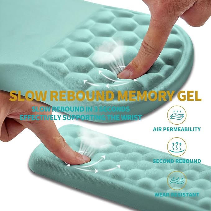 Hokafenle 2 in 1 Ergonomic Mouse Pad Wrist Support & Wrist Rest