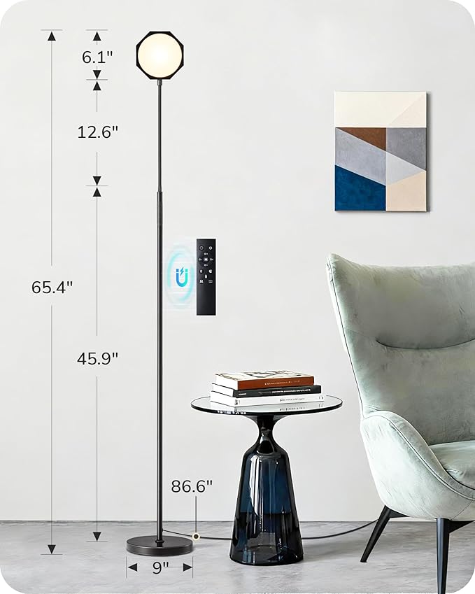 EDISHINE LED Floor Lamp, 1300LM Super Bright Reading Floor Lamps