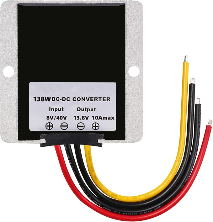 MGGi DC/DC 8V-40V Step Up Step Down to 13.8V 10A 138W, Boost Converter Voltage