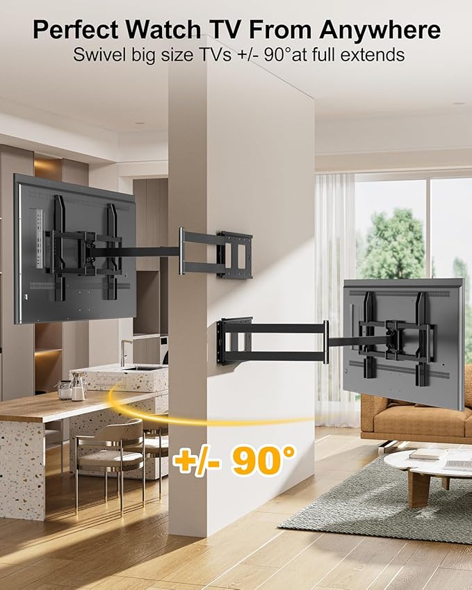 FORGING MOUNT Long Arm Full Motion TV Wall Mount