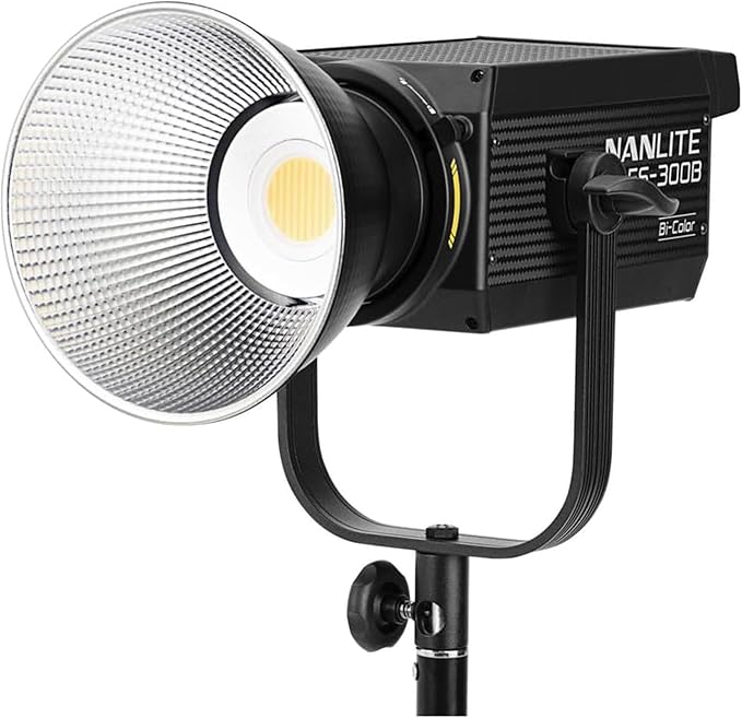 Nanlite FS-300B 300W Bi-Color LED Spotlight-2700K-6500K Adjustable CRI 96