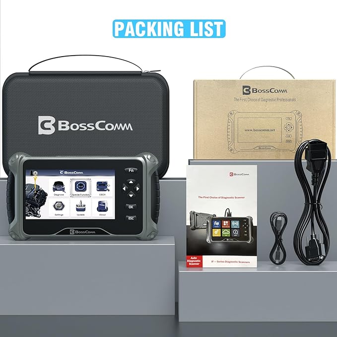 2026 BOSSCOMM IF745 OBD2 Scanner, All Systems Car Code Reader Scan Tool