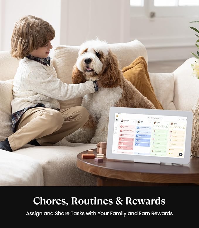 Cozyla Digital Calendar+ 2: 15.6'' Wall Planner Touch Screen Chore Chart
