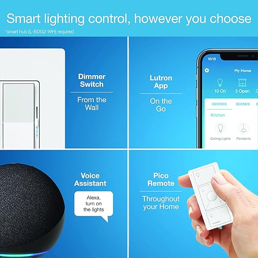 Lutron Diva Smart Dimmer Light Switch